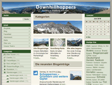 Tablet Screenshot of downhillhoppers.com